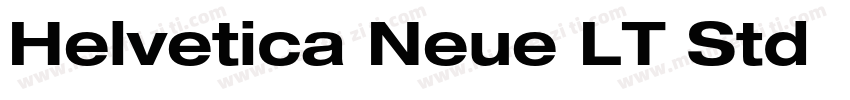 Helvetica Neue LT Std  63 Medium Ex字体转换